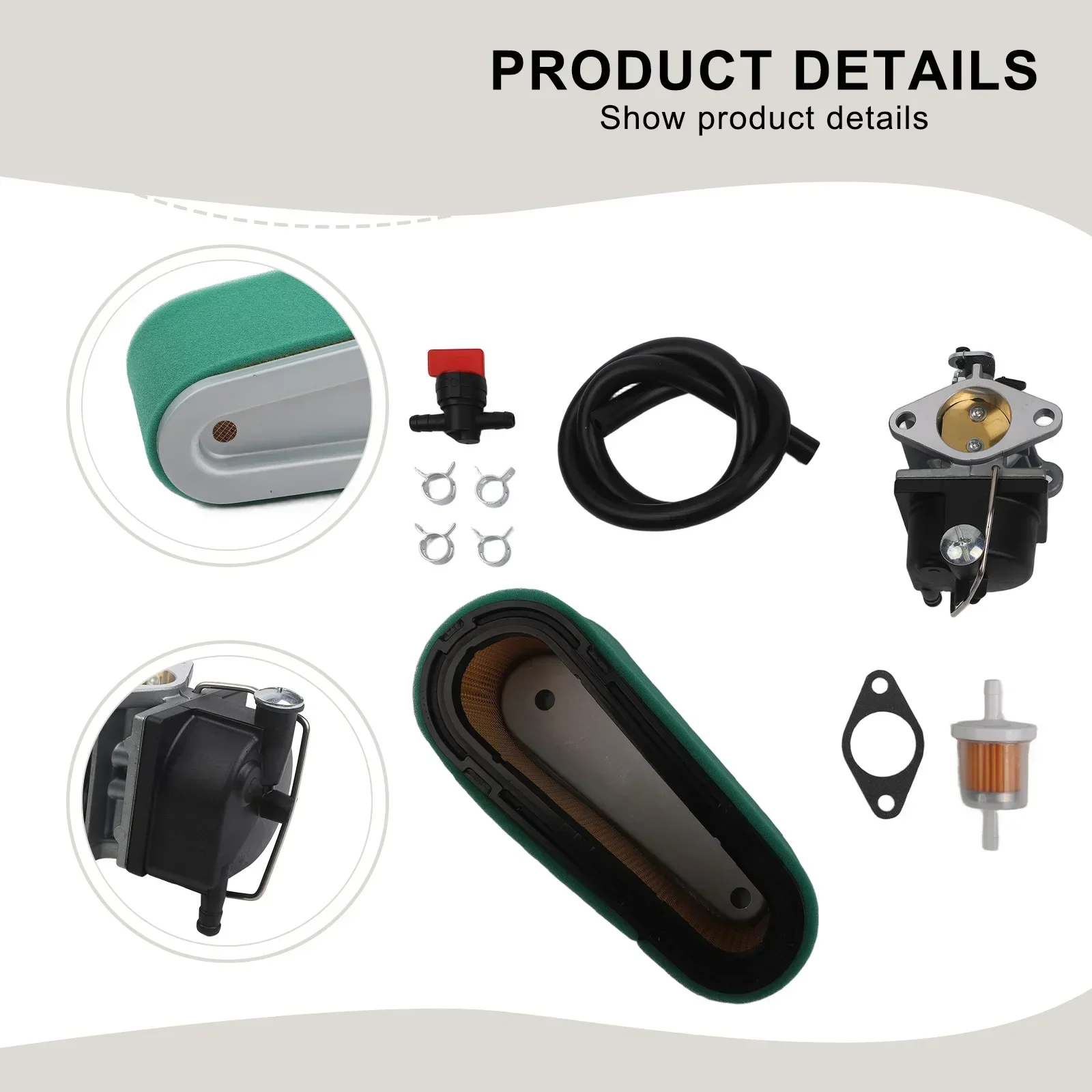 Carbon Filter Inline - Kit de carburador premium para OHV125