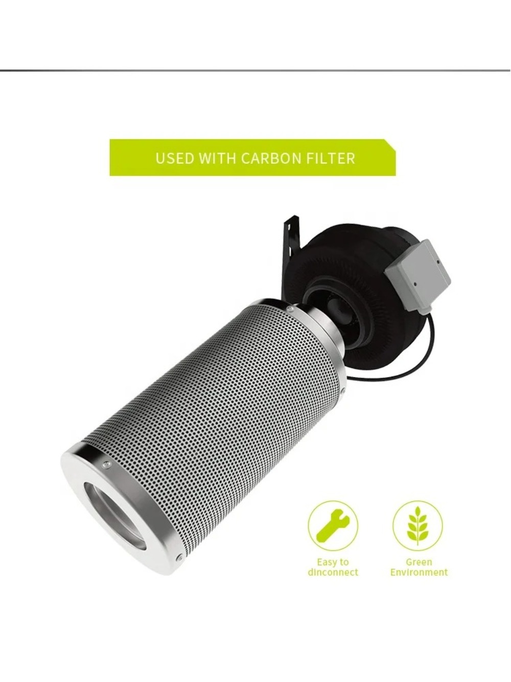 Carbon Filter Inline - Filtros de carbón para ventiladores en