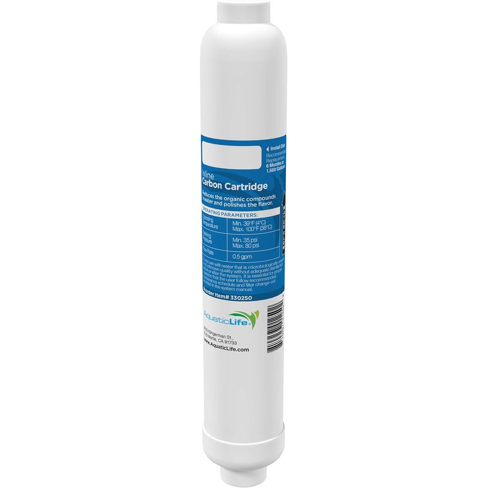 Carbon Filter Inline - Cartucho de Repuesto para Filtro de