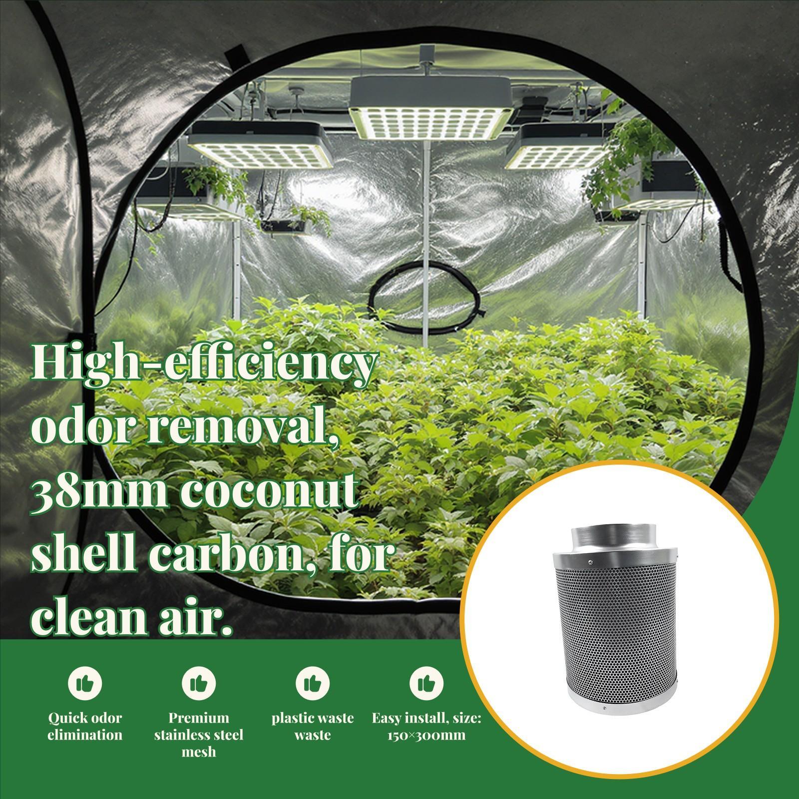 Carbon Filter Inline - Kit de Purificación de Aire con